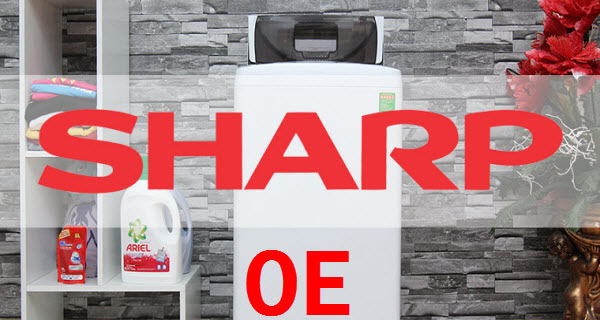 mã lỗi máy giặt sharp