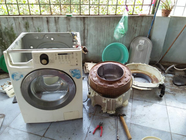 mã lỗi máy giặt sanyo